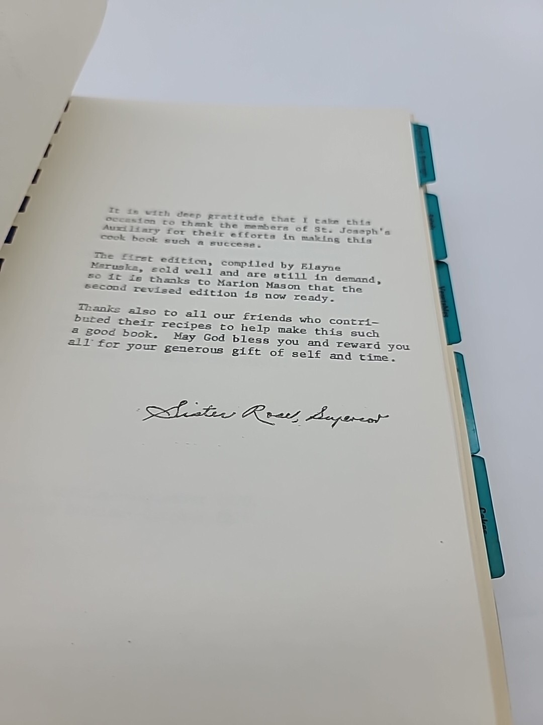 1974 ST. JOSEPH&rsquo;S AUXILIARY COOKBOOK PALATINE ILLINOIS 448 Pages