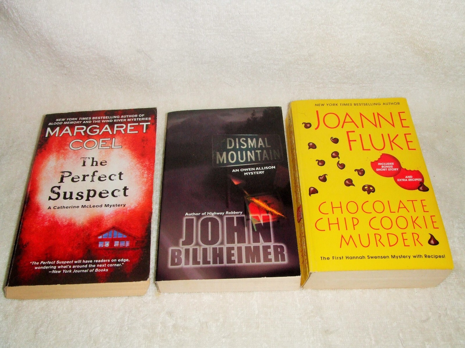 Lot Of 8 Assorted Cozy Mysteries ~ Mixed Authors ~ Used Paperbacks ~ e