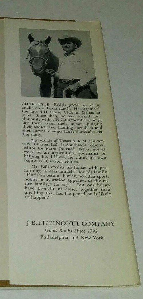 Saddle Up The Farm Journal Book of Western Horsemanship by Charles Ball 5th PRT