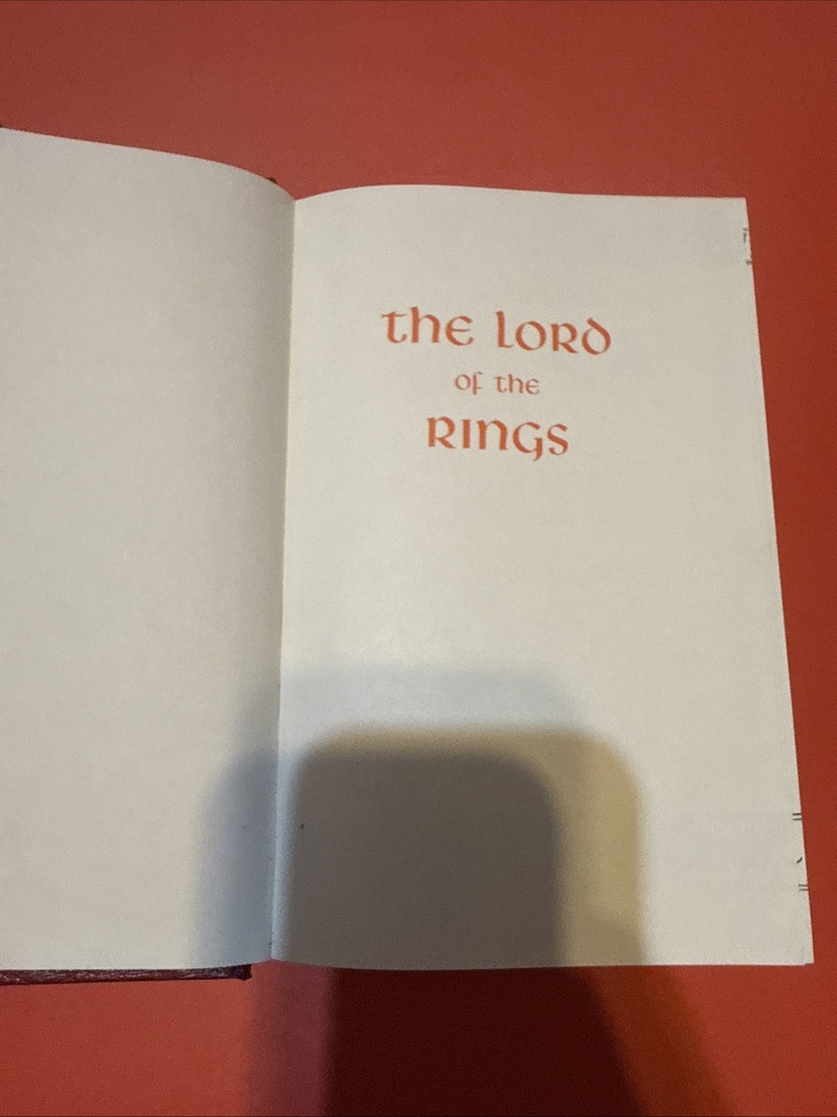 J.R.R. Tolkien The Lord of The Rings Collector&rsquo;s Edition Hardcover w/ Slipcase