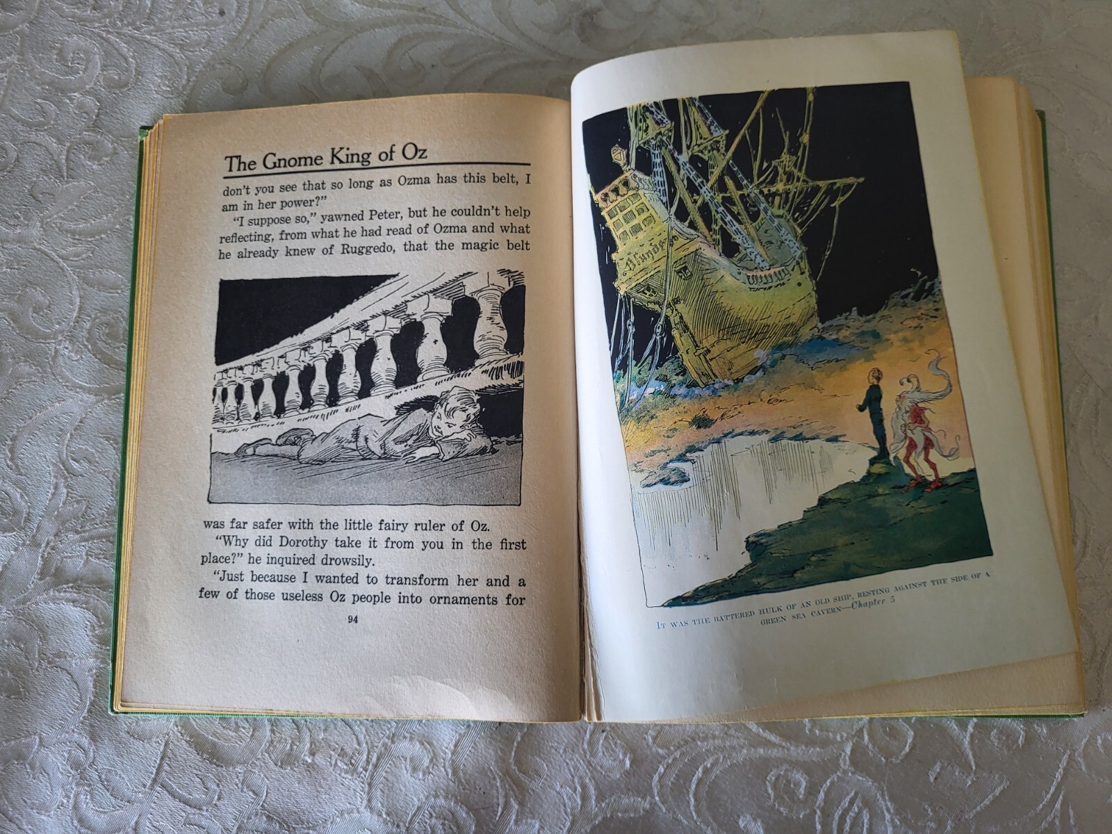 GNOME King of Oz ~ Ruth Plumly Thompson 12 COLOR PLATES 1927 John R. Neill