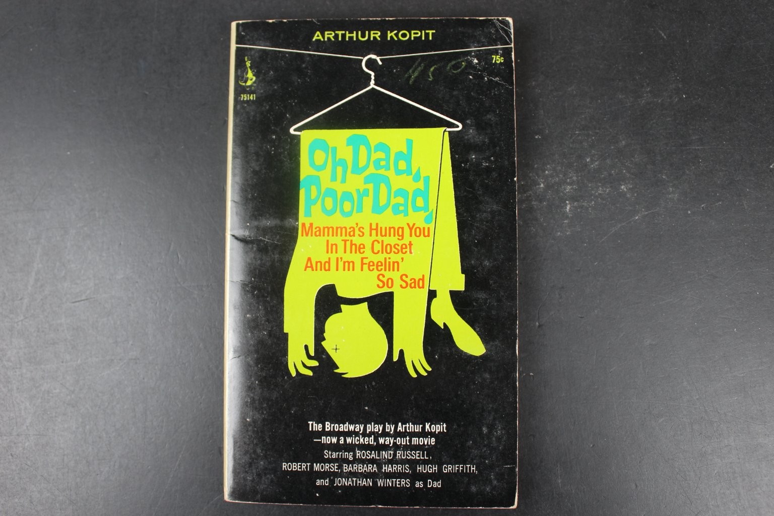 Oh Dad, Poor Dad Arthur Kopit 1966 1st Printing Pocket Book Play Drama PB