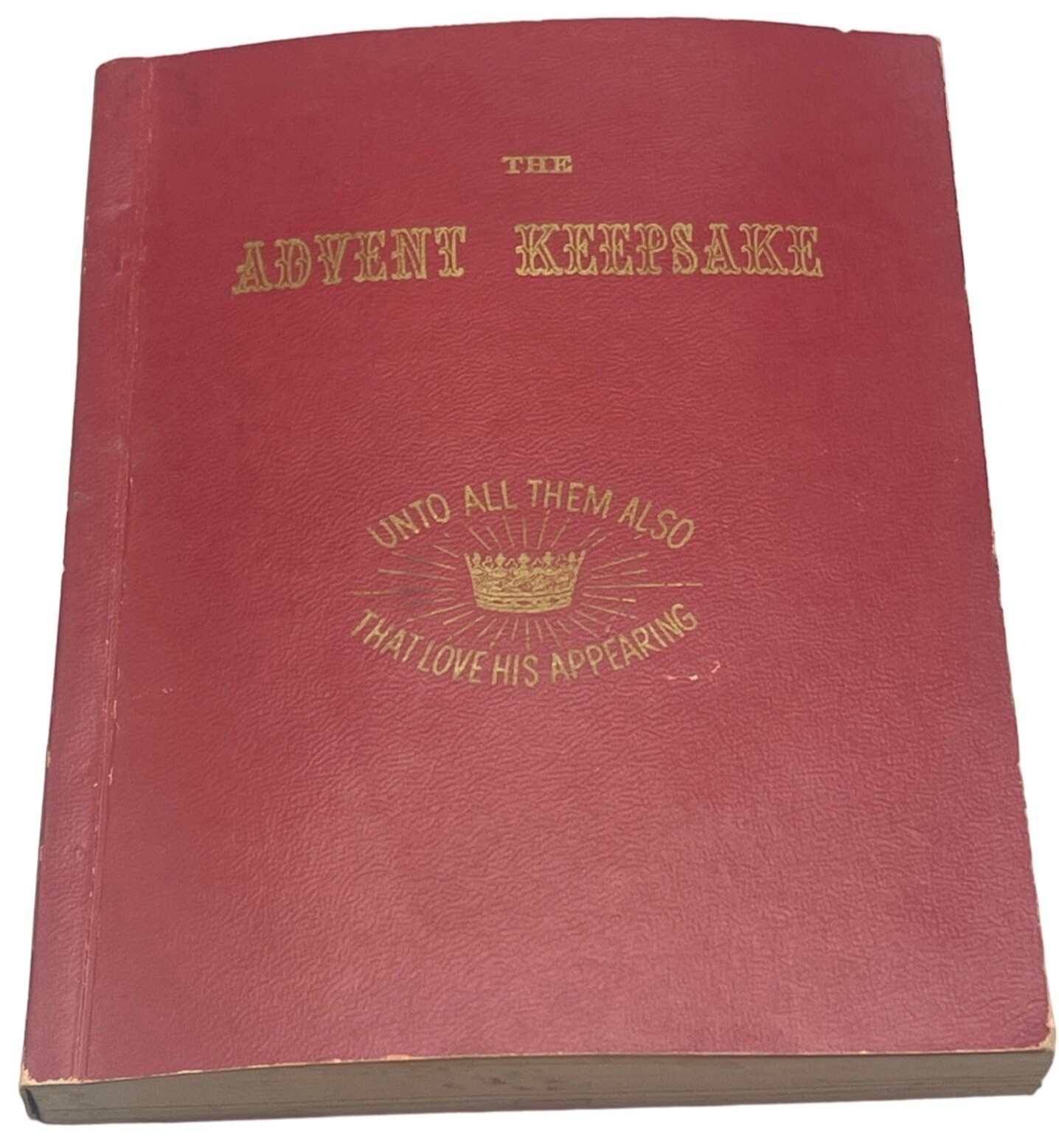 the avent keepsake paperback book 168 pages English red READ