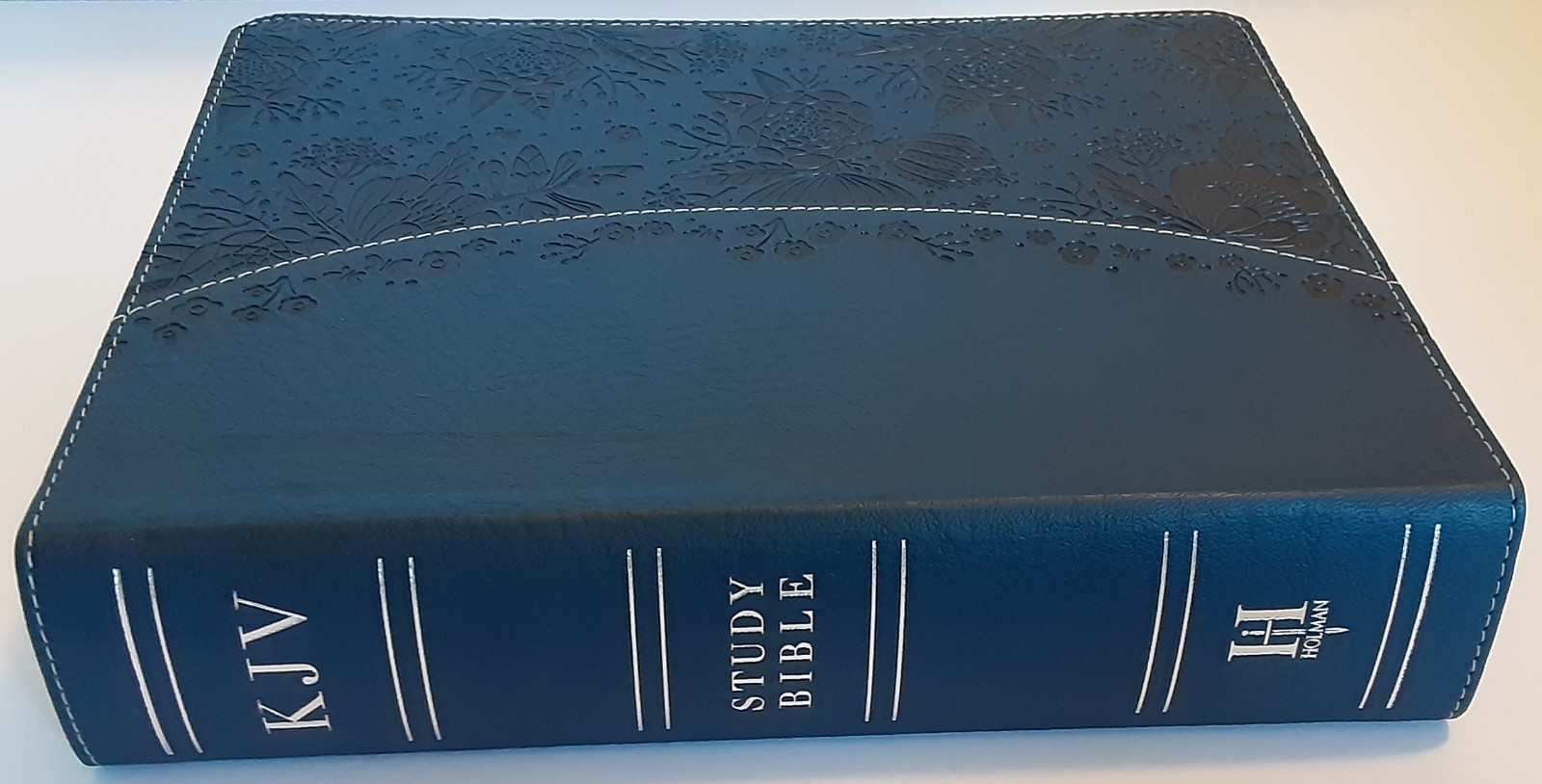 KJV King James Version Study Bible Holman Indigo (Blue) LeatherTouch Indexed