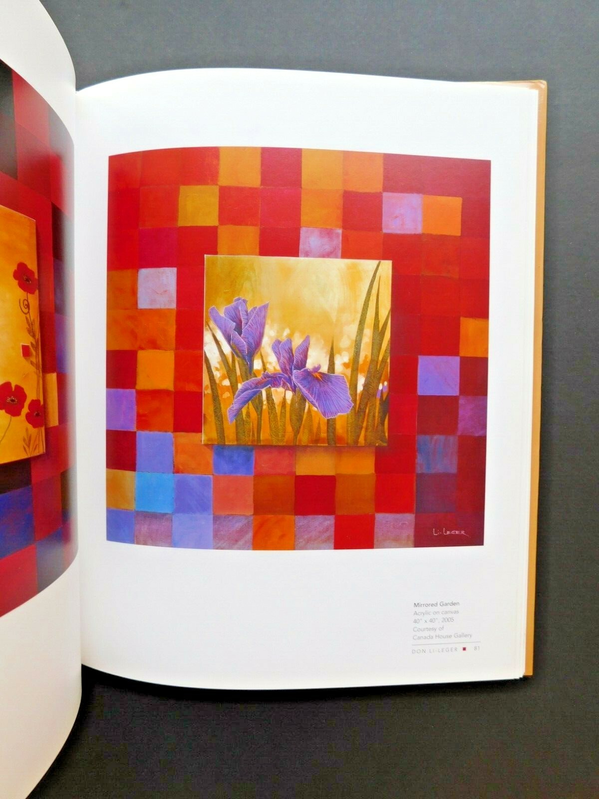 Collection of color paintings by artist DON LI-LEGER 2005 hardcover 124 pages DJ