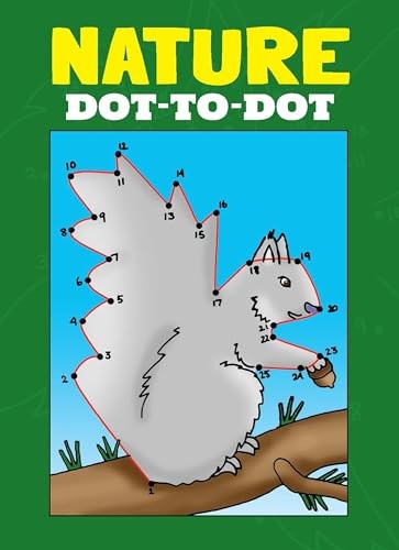 Nature Follow-the-Dots Coloring Book (L…, Adam, Winky