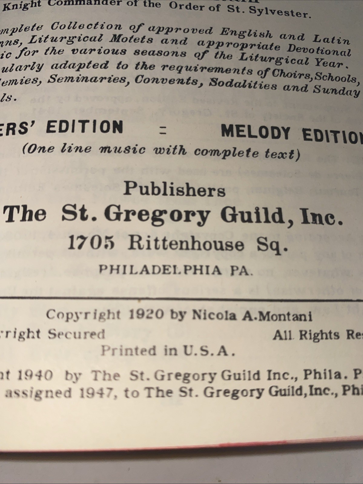 The St. Gregory Hymnal and Catholic Choir Book, Singers&rsquo; Edition, Melody Edi…