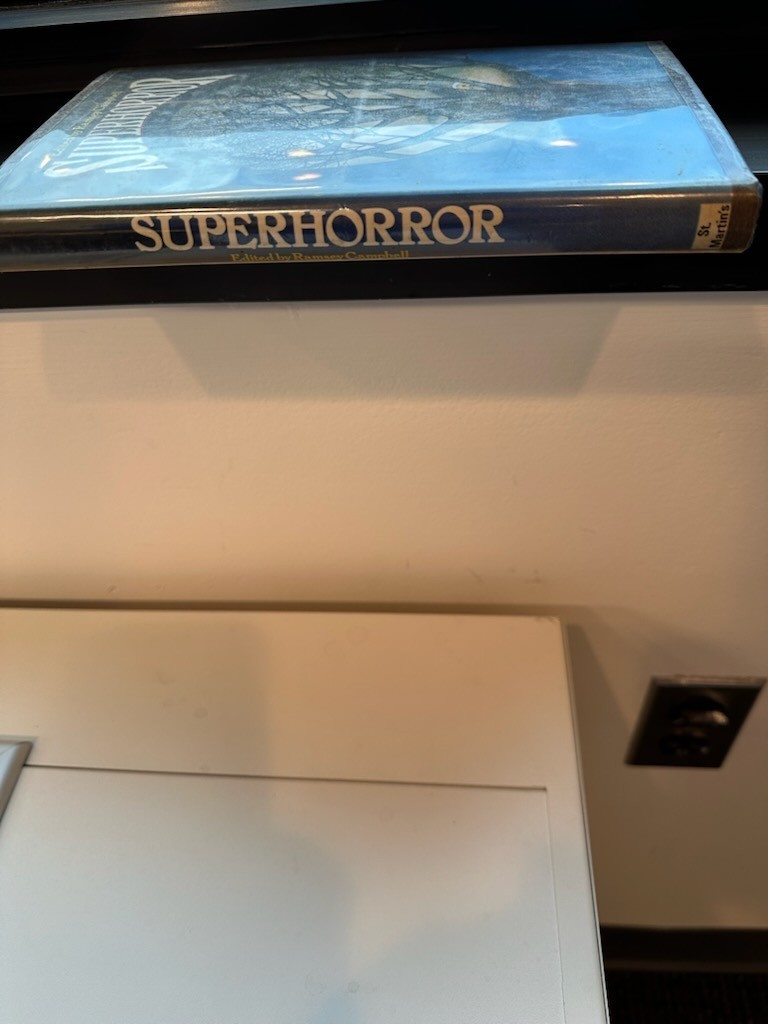 SUPERHORROR Hardcover, Ramsey Campbell, St. Martin&rsquo;s Press, 1976, VG Excellent