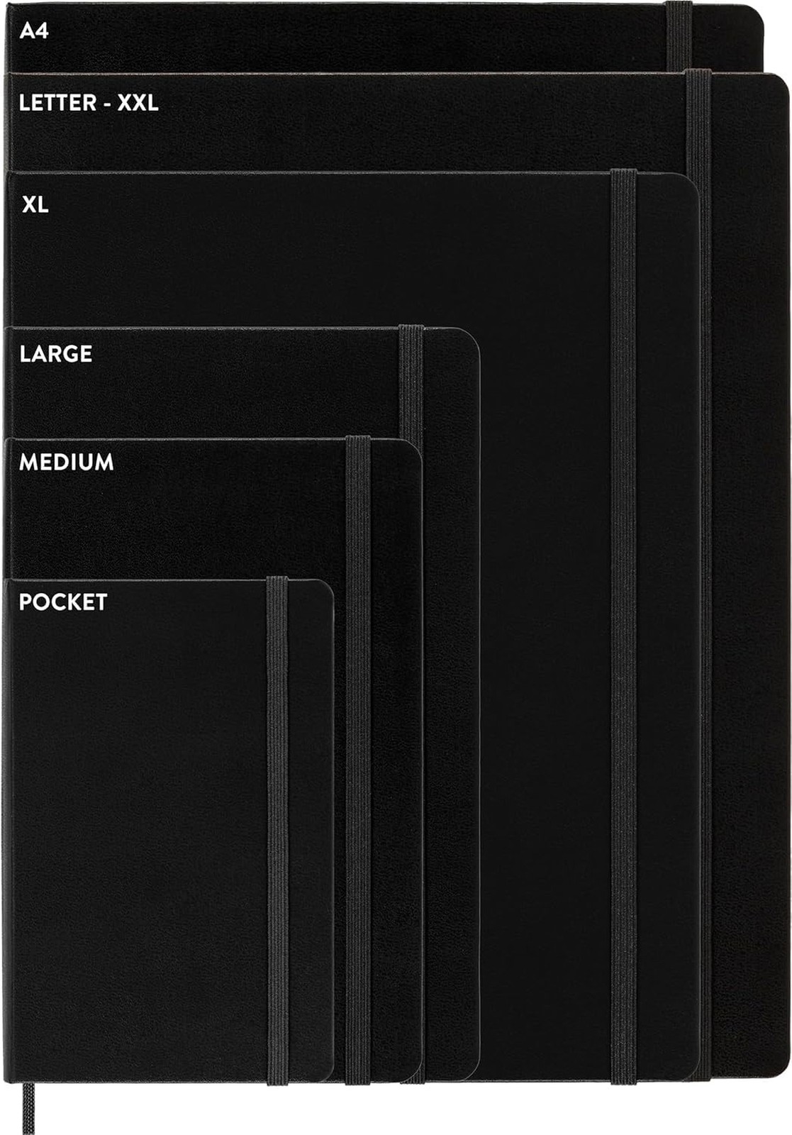 Moleskine Cahier Journals, Soft Cover, XL (7.5&Prime; x 9.5&Prime;) Ruled/Lined, Black, 1…