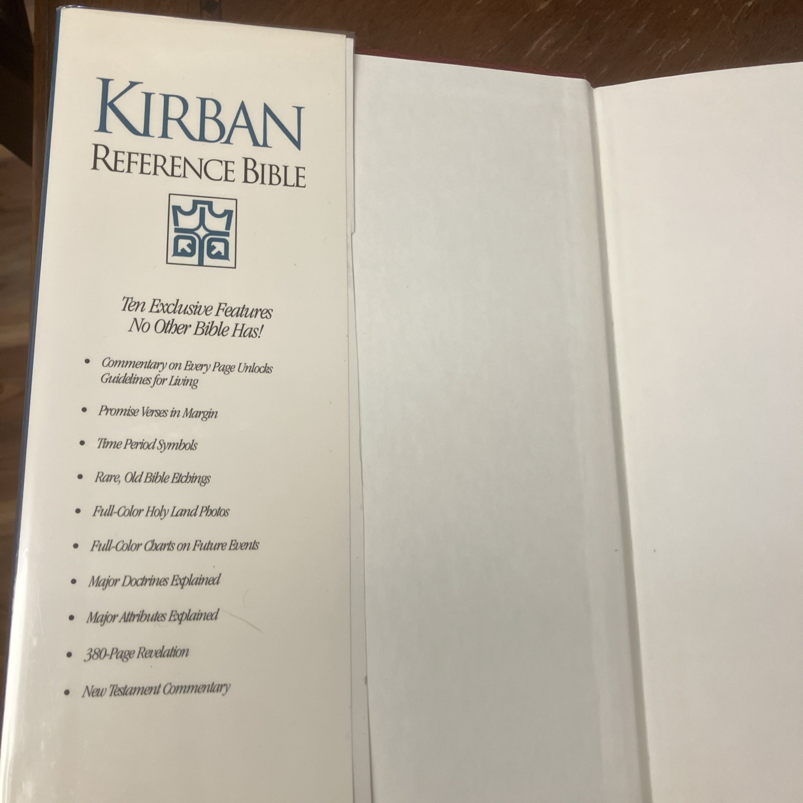 Kirban Reference Bible King James Version Hardcover w/DJ Preowned