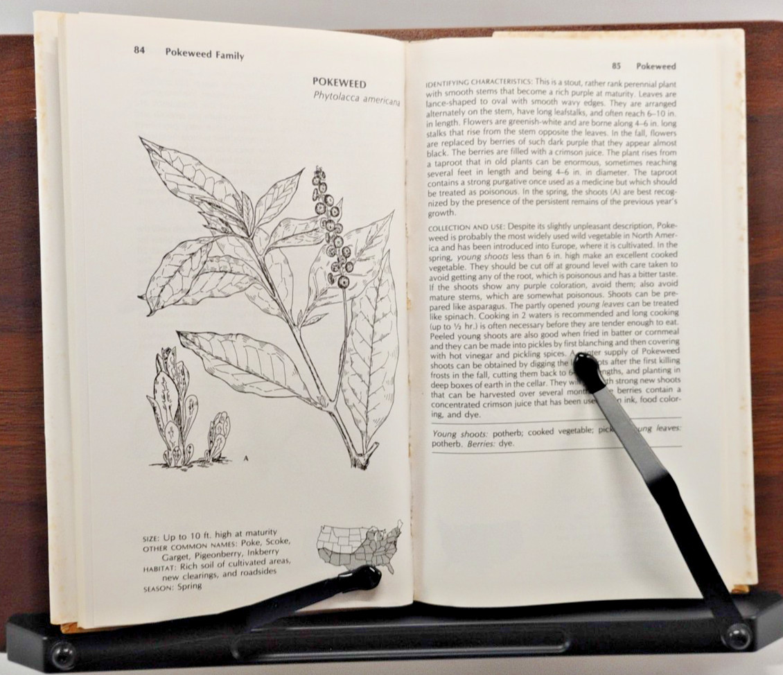 Wild Food Trailguide 1973 HC Alan Hall 2nd Ed Hunting Forage Foraging Guide