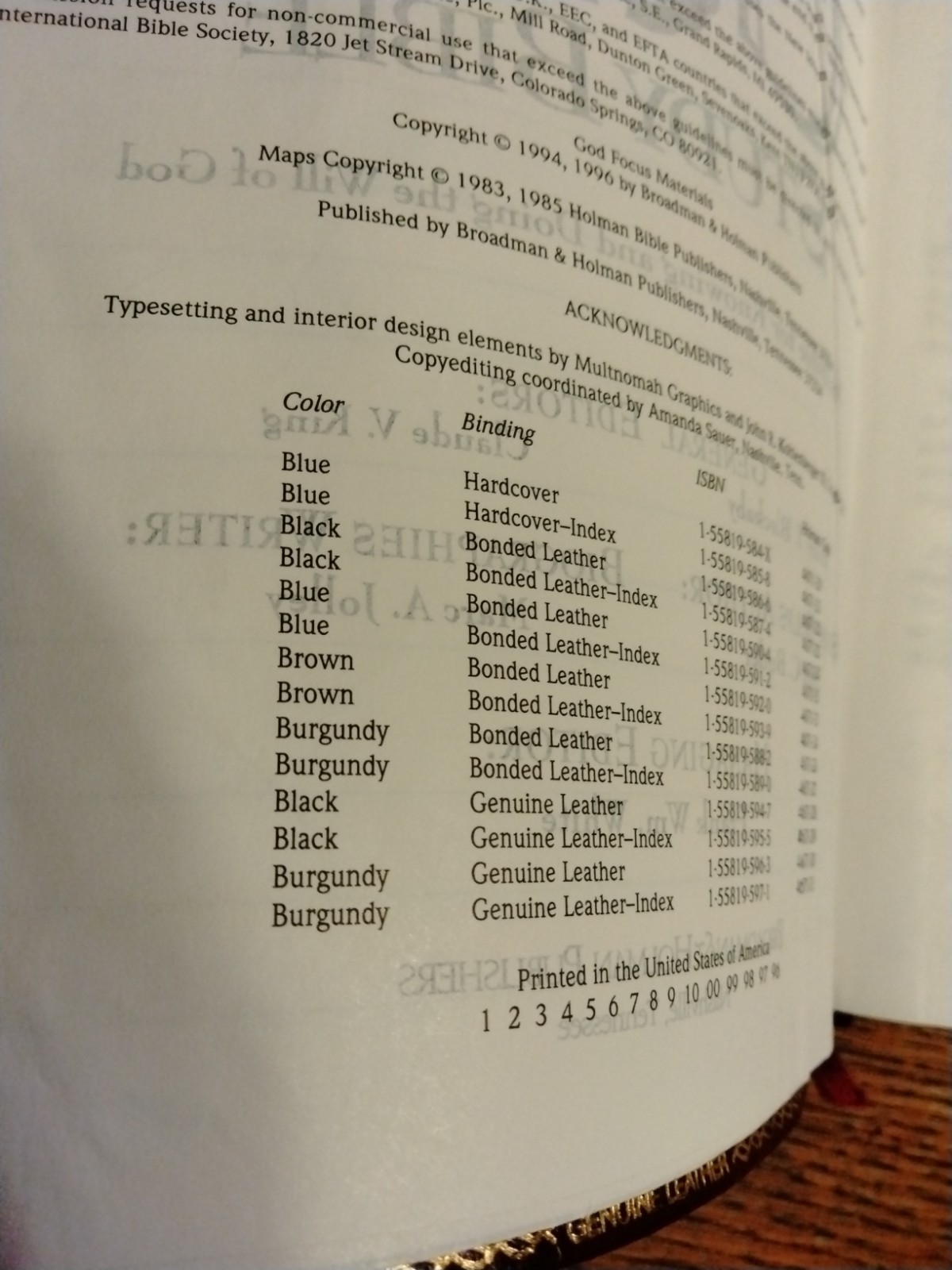 NIV Experiencing God Study Bible – Burgundy Genuine Leather – 1996