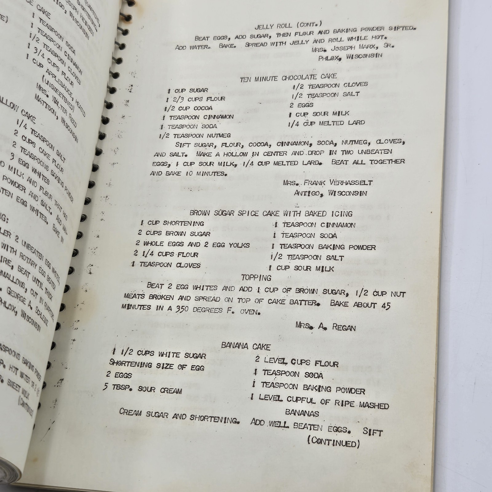 Vintage Cook Books Lot Of 2 1920s-40s Church Cookbooks Wisconsin And Long Island