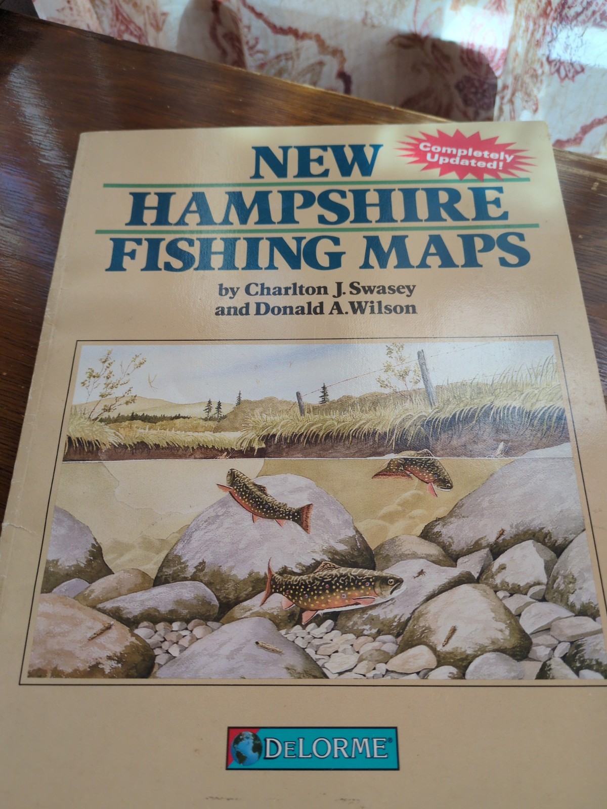 New Hampshire Fishing Maps Book by Swasey & Wilson 1998