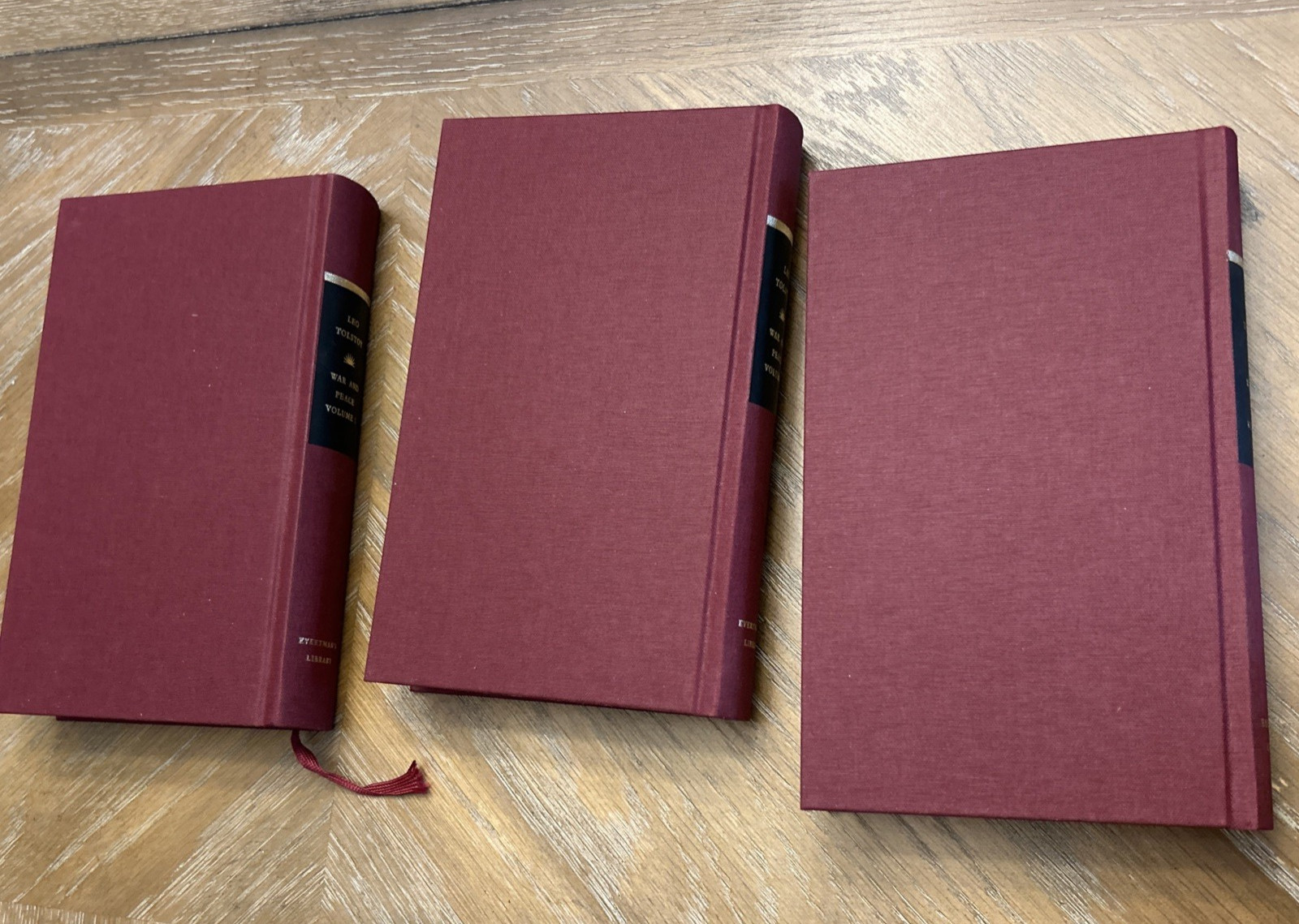 War And Peace 3 Volume Box Set Everyman&rsquo;s Library Leo Tolstoy HC Germany 1992