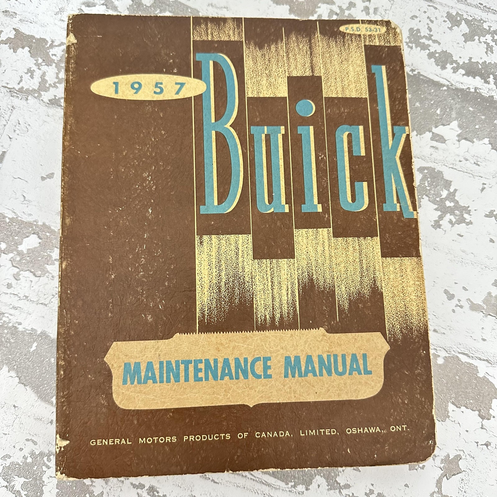 Vintage 1957 Buick Maintenance Chassis Body Service Manuals Lot 3 PB Canada
