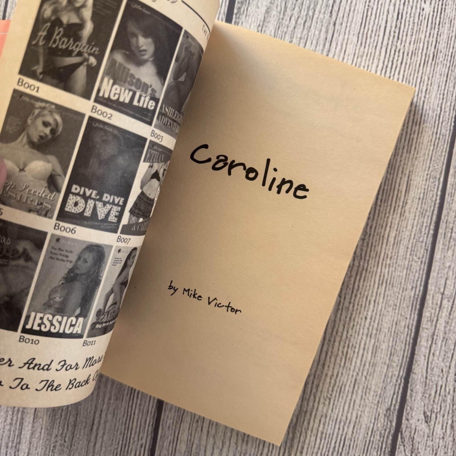 Caroline & I Met My Old Lover Mike Victor J. Strickland Lot Erotic Smut Adult