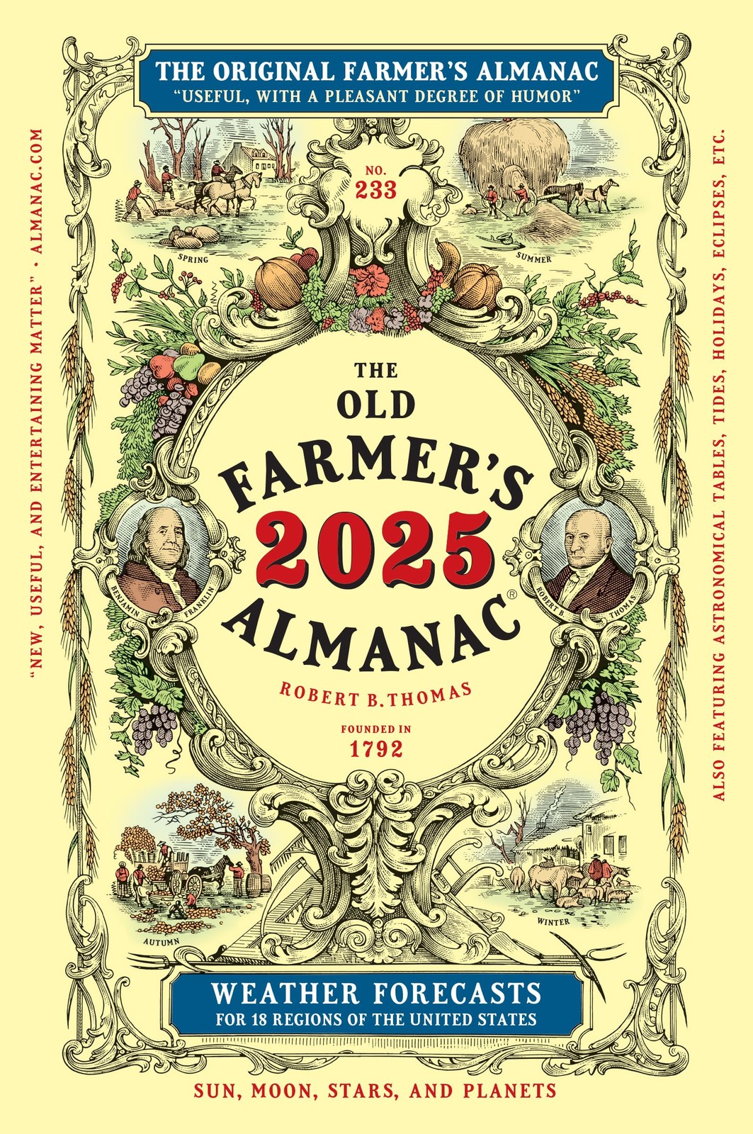 The 2025 Old Farmer&rsquo;s Almanac – Old Farmer&rsquo;s Almanac – Very Good – See condi…