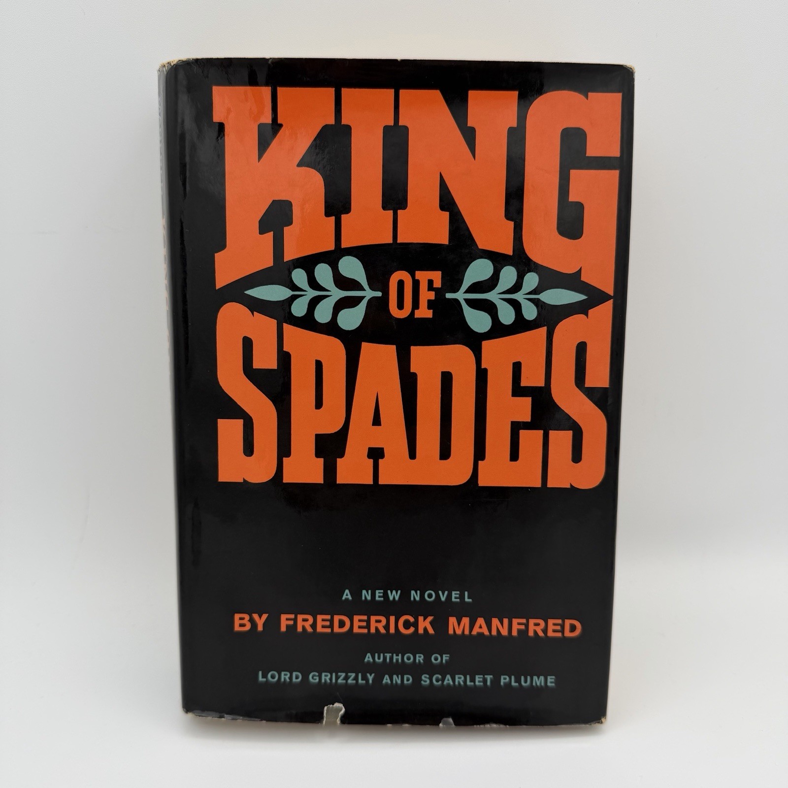 King of Spades by Frederick Manfred HCDJ 1st First Edition Trident Press 1966
