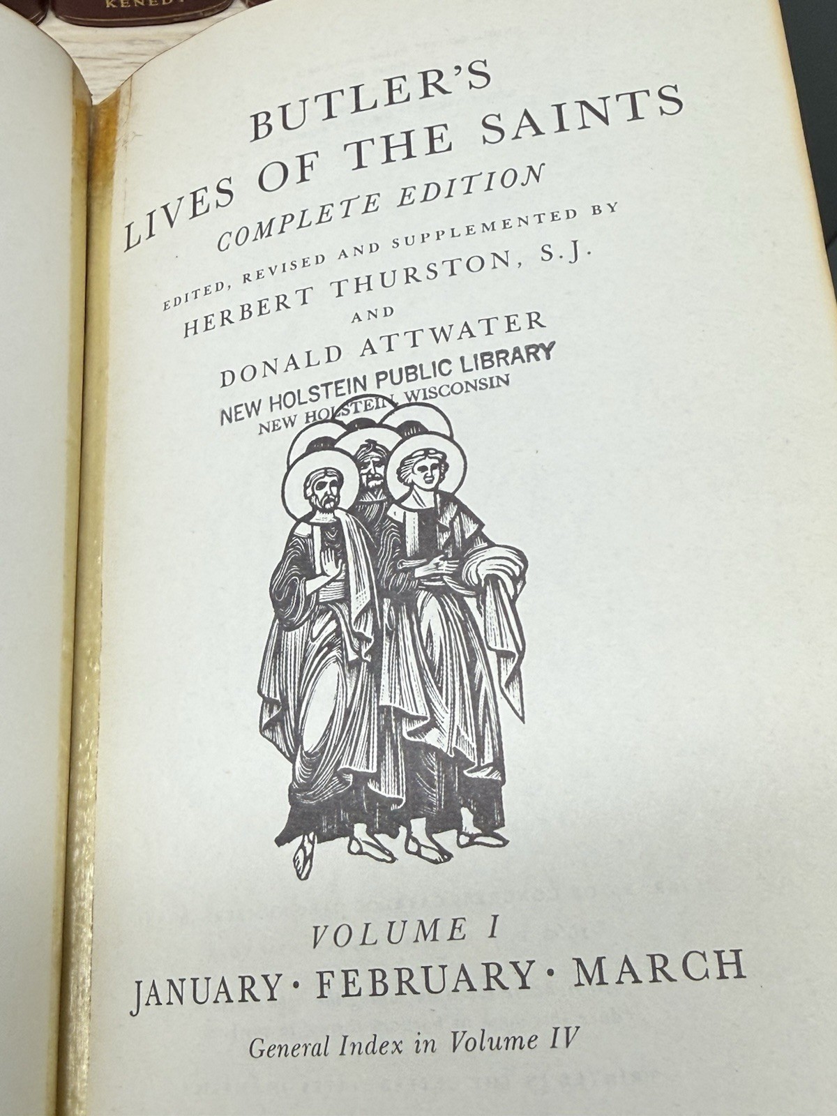 Butler&rsquo;s Lives of the Saints – Complete 4 Volume Set by Herbert Thurston