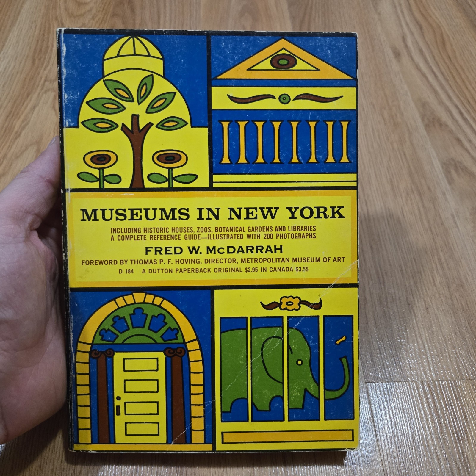 Museums in New York Fred W. McDarrah Book VTG Dutton 1967 NYC NY Reference Guide