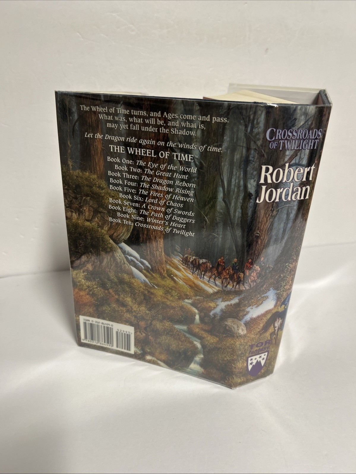 SIGNED Robert Jordan Crossroads of Twilight 2003 1st Edition 2nd Print HC/DJ