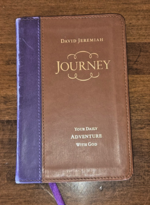 David Jeremiah JOURNEY &lsquo;Your Daily Adventure With God&rsquo; Faux Leather Bound 2011