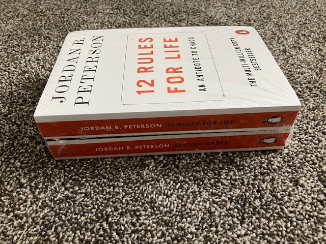 Jordan B. Peterson lot of 2 Trade Paperbacks 12 Rules for Life & Beyond Order