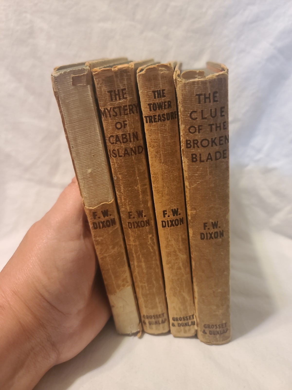 Hardy Boys Mystery Stories Lot Of 4 Hardcover 1920&rsquo;s-1960&rsquo;s By Franklin W. Dixon