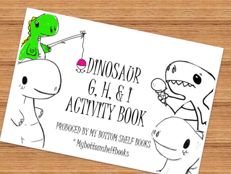 DIGITAL- 2025 Merrick GHI Children&rsquo;s Dinosaur ACTIVITY BOOK *PRINT REQ&rsquo;D* 15pgs
