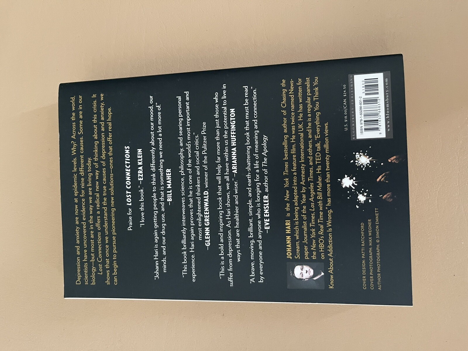 Lost Connections : Why You&rsquo;re Depressed and How to Find Hope by Johann Hari Book