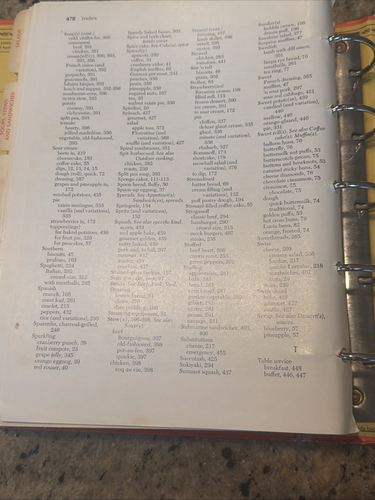 Vintage Betty Crocker’s Cookbook 1973 12th Printing Pie Cover Book Crocker