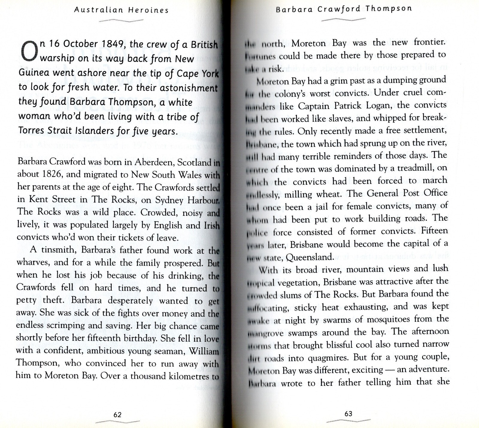 TEN Australian HEROINES Susan Geason. Stories of COURAGE and SURVIVAL 301 pages