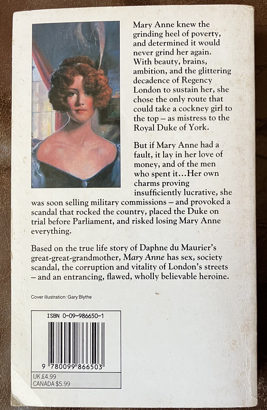 Mary Anne, by Daphne DuMaurier (1992 Arrow pb ed.)