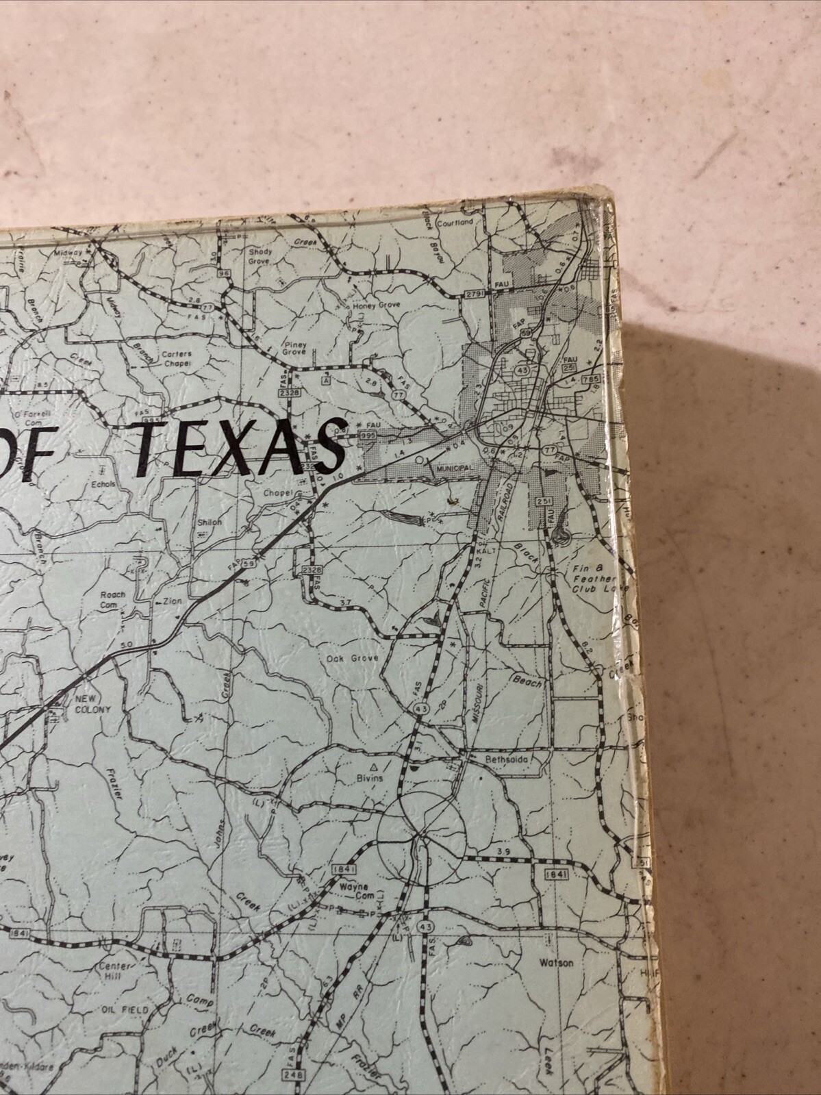 VTG 1983 County Maps of Texas 10&Prime; in x 14&Prime; in State Department of Highways
