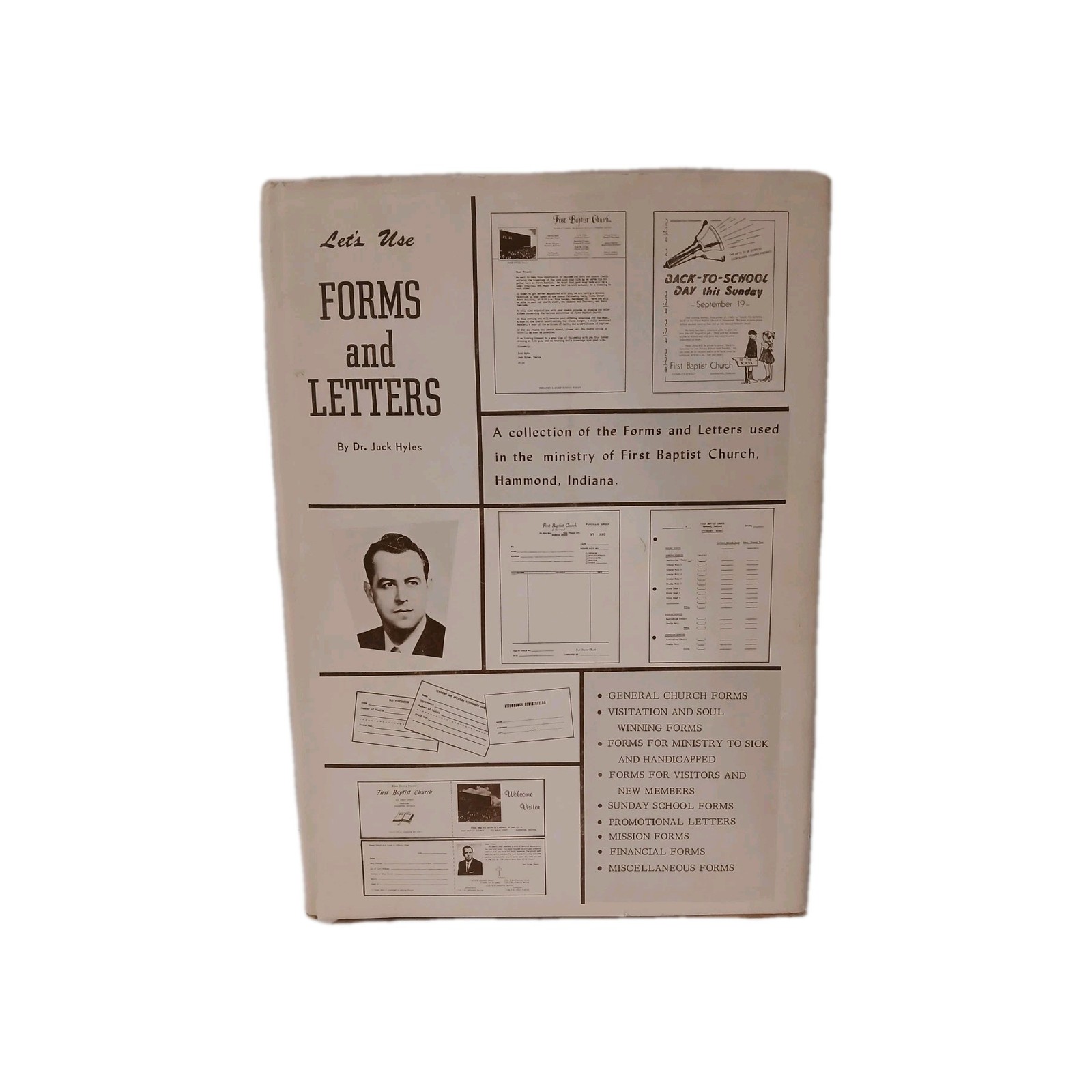 LET’S USE FORMS AND LETTERS BY JACK HYLES Religious Hardback 1966