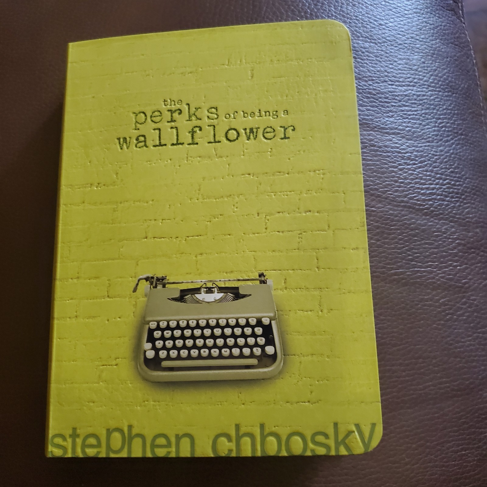 Perks Of Being A Wallflower,faux Leather Bound Cover 2025 Free Ship U.s.