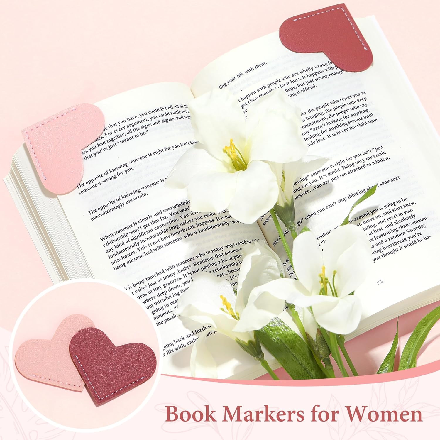 Book Lover Gift Set 16 oz Glass Cup Candle Socks Bookmark For Readers