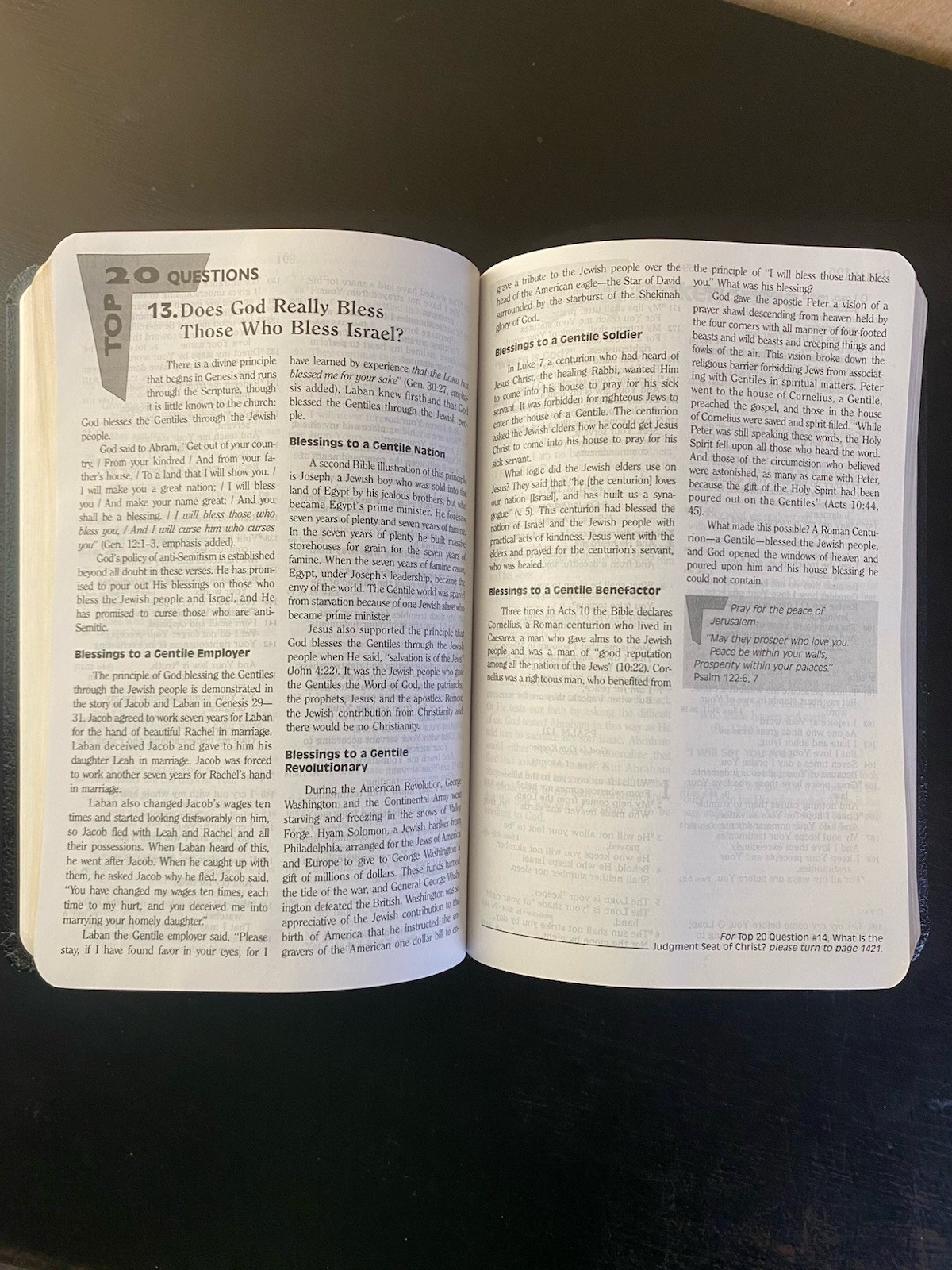 Prophecy Study Bible NKJV John Hagee Leather Gilt Edging