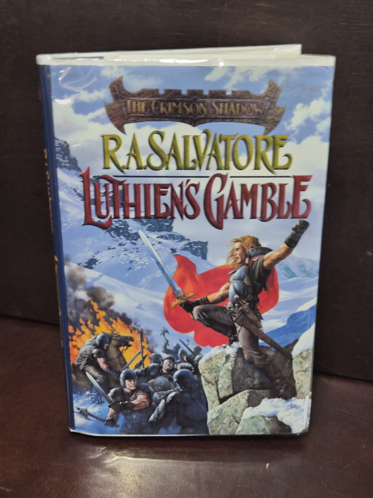 Luthien&rsquo;s Gamble R.A. Salvatore 1996 1st Ed 1st Printing HCDJ VG Mylar