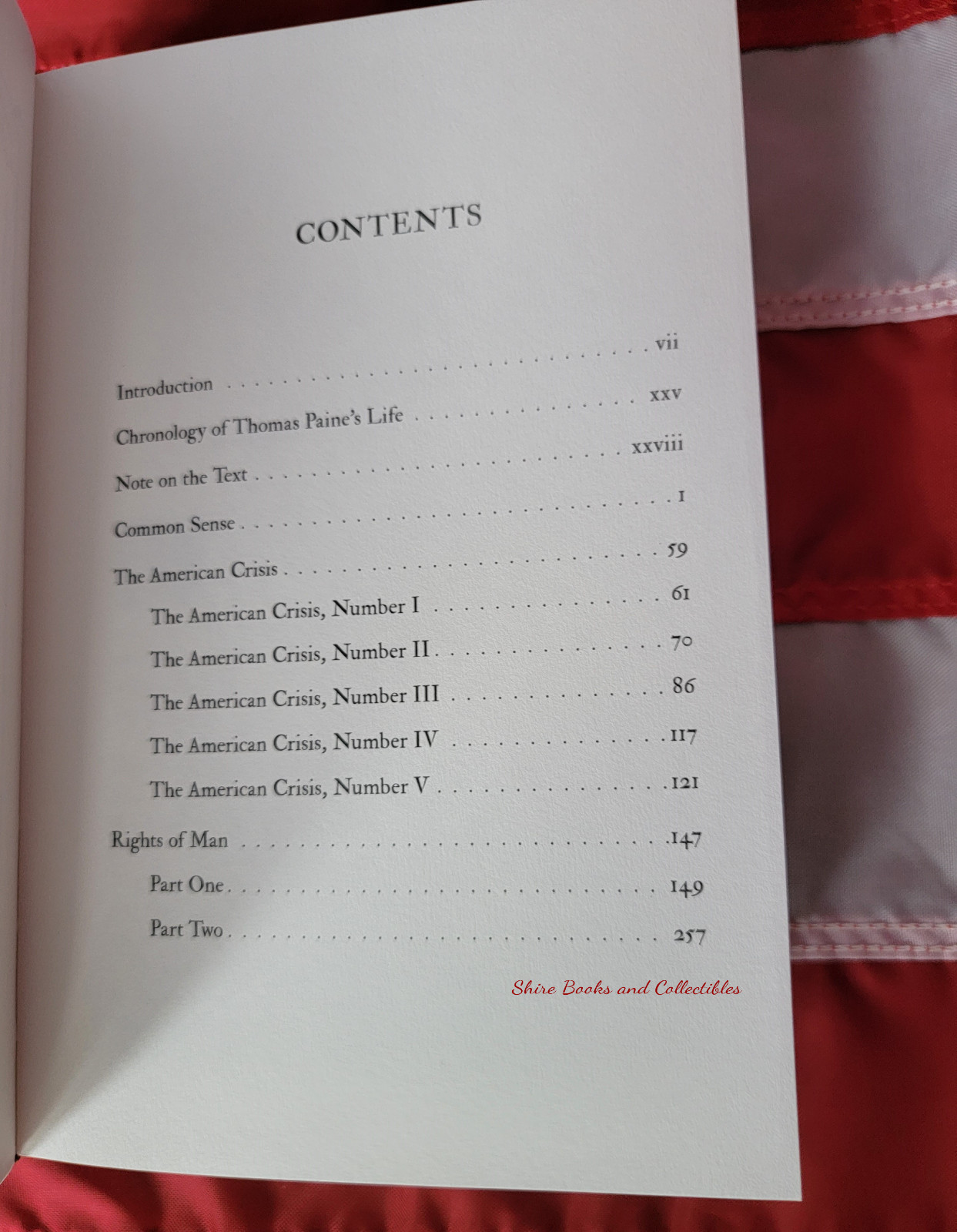 NEW Common Sense and Other Works by Thomas Paine Faux Leather Softcover