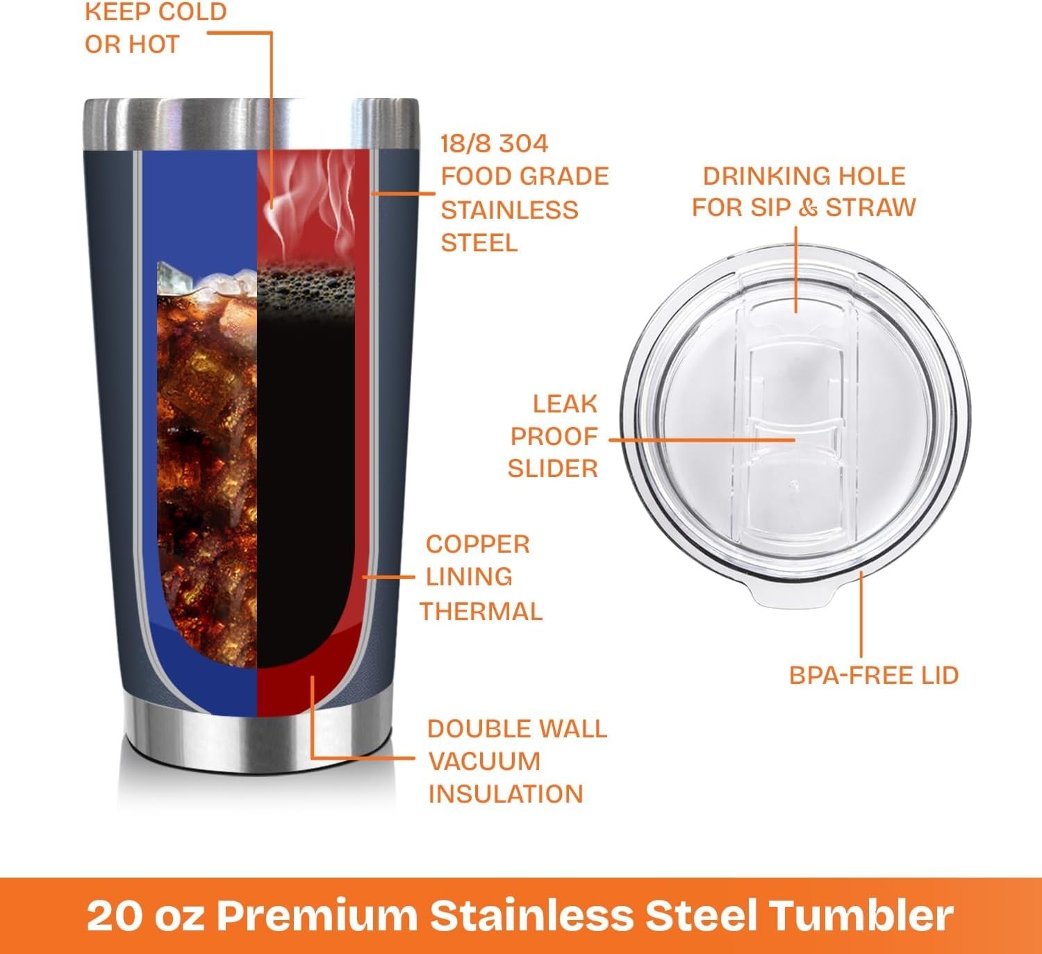 Funny Insulated Tumbler for Dad – 20 oz Break-Resistant Gift Idea