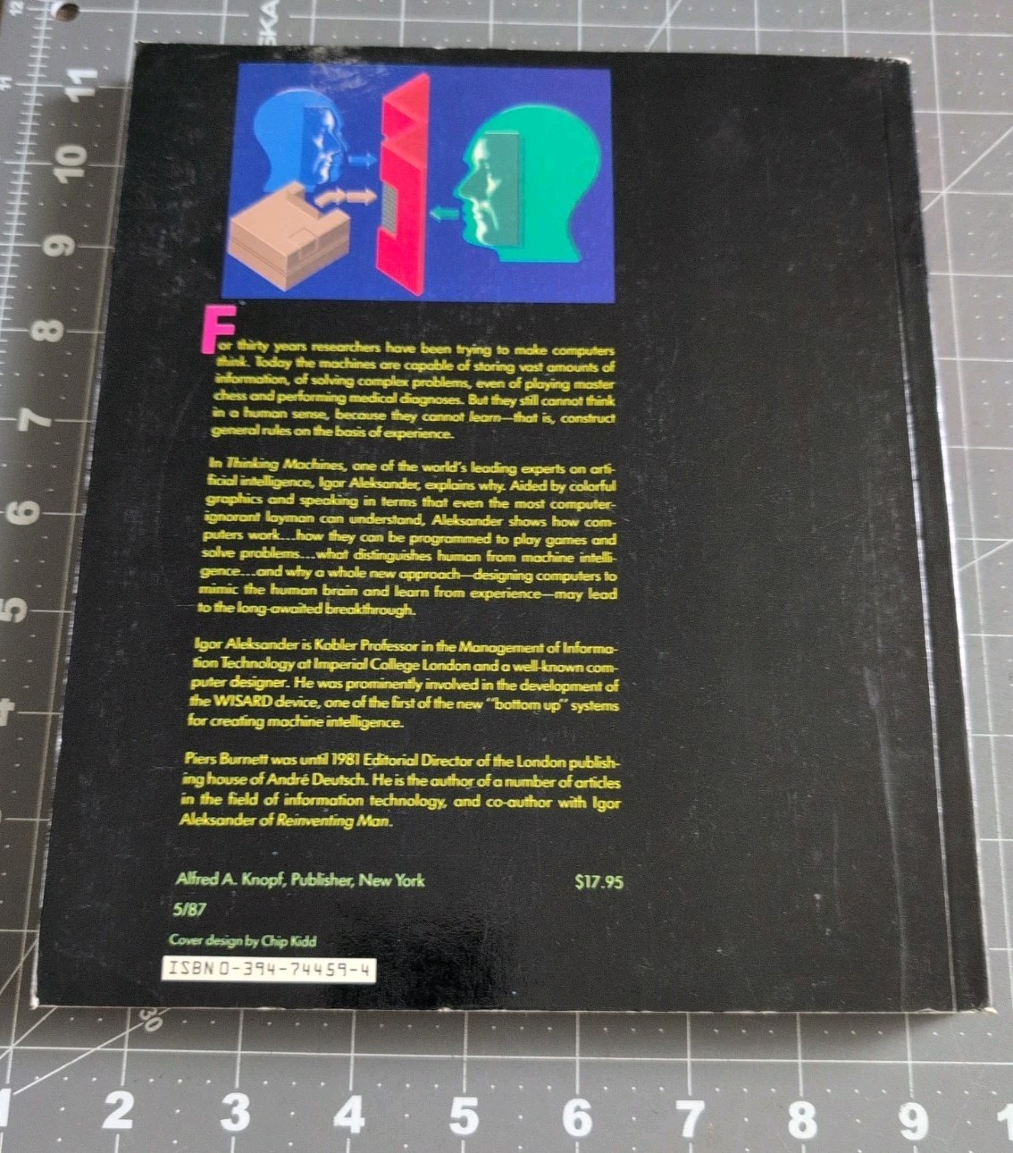 1987 (1st America Ed) THINKING MACHINES search artificial intelligence #COMPUTER