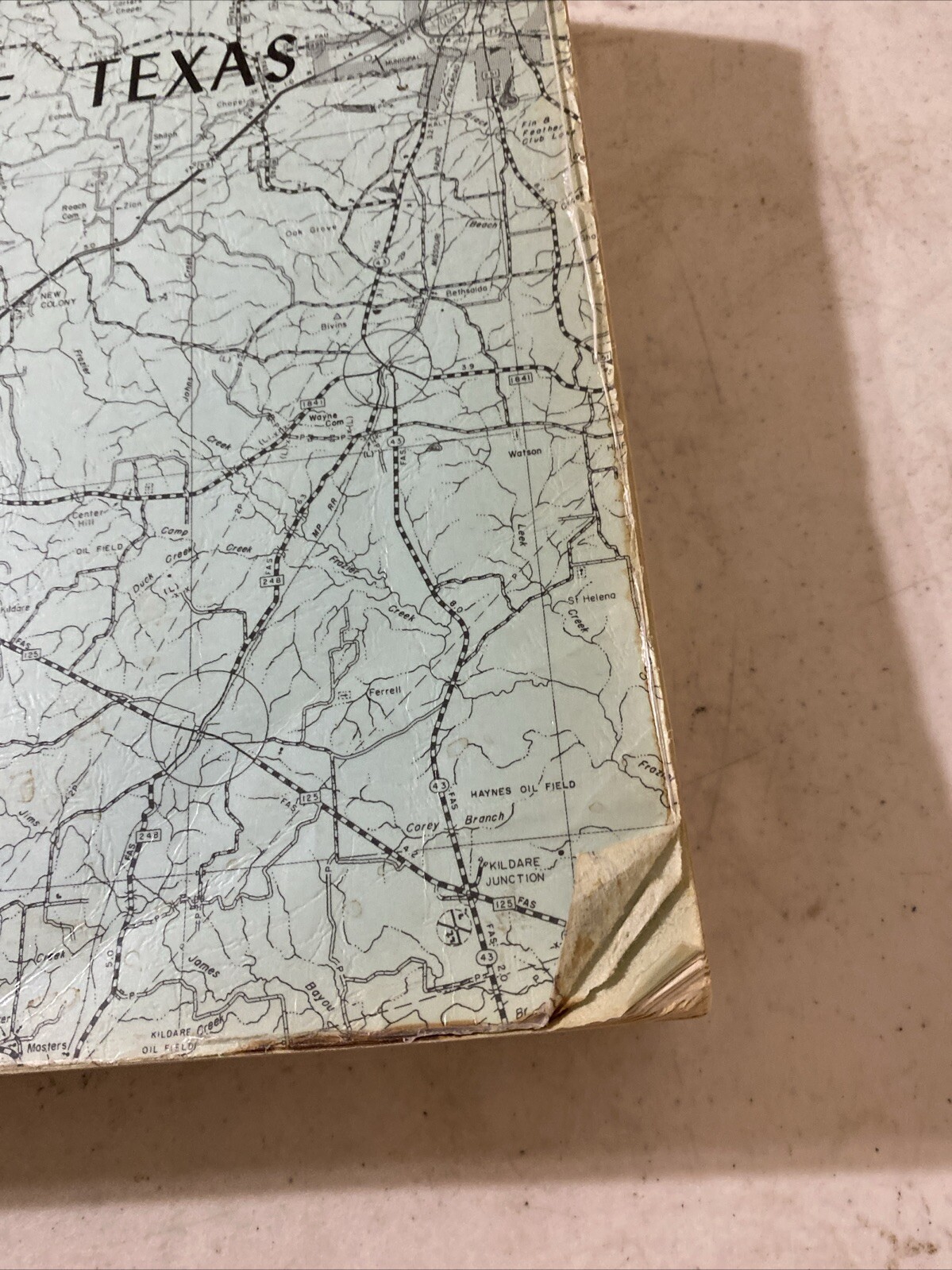 VTG 1983 County Maps of Texas 10&Prime; in x 14&Prime; in State Department of Highways