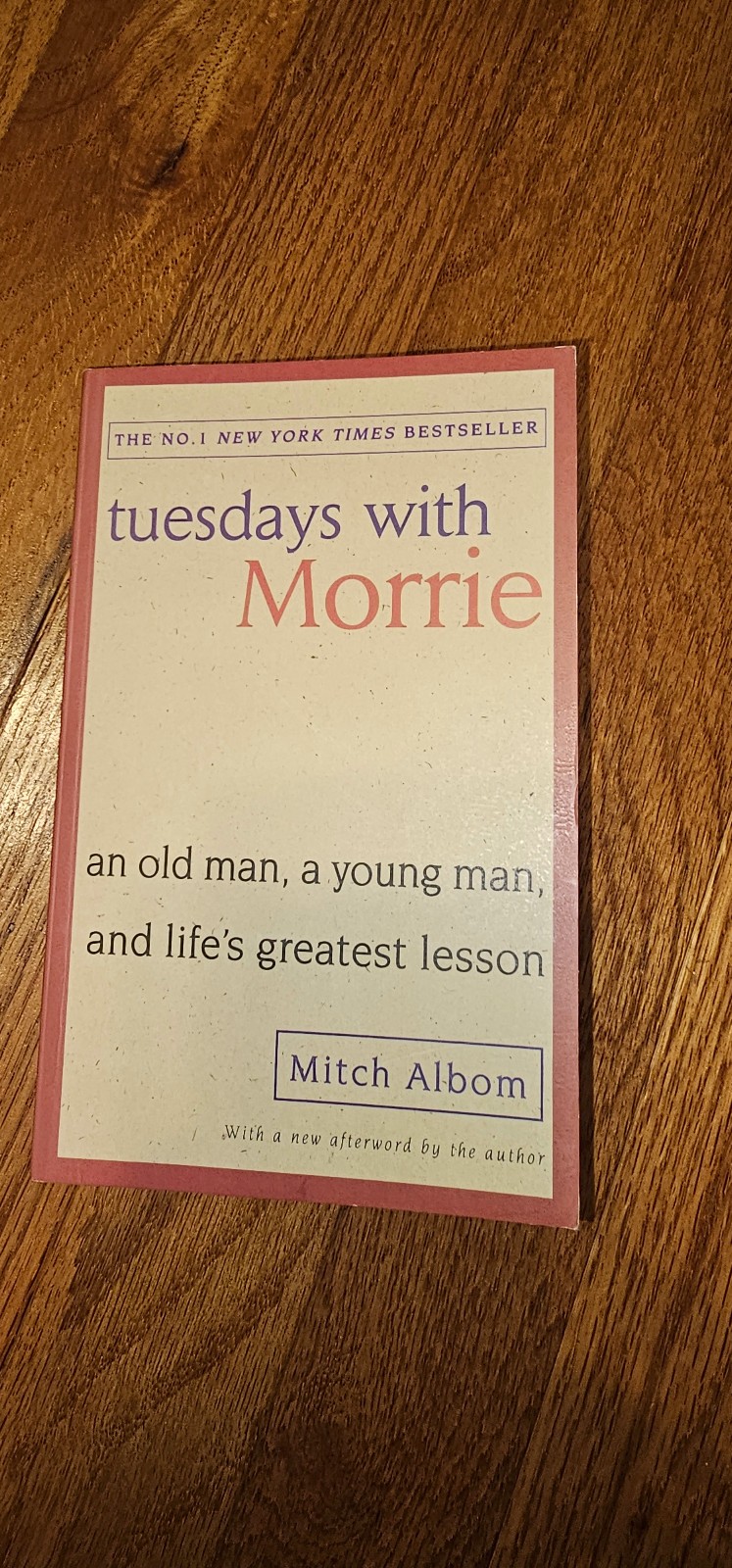 Tuesdays with Morrie: An Old Man, a Young Man, and Life&rsquo;s Gre – GOOD