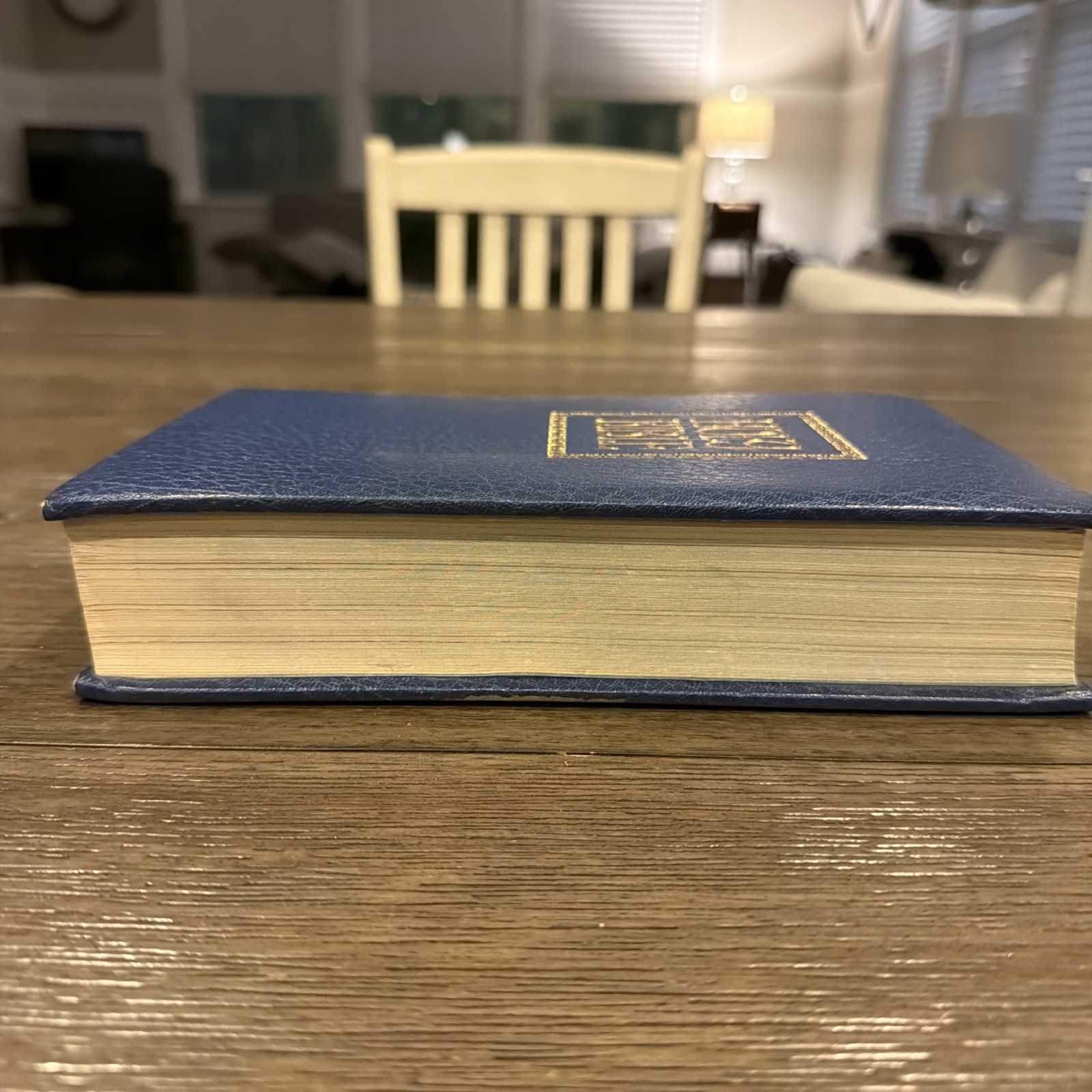 Vintage 1976 Thomas Nelson KJV Holy Bible Giant Print Reference Red Letter Blue