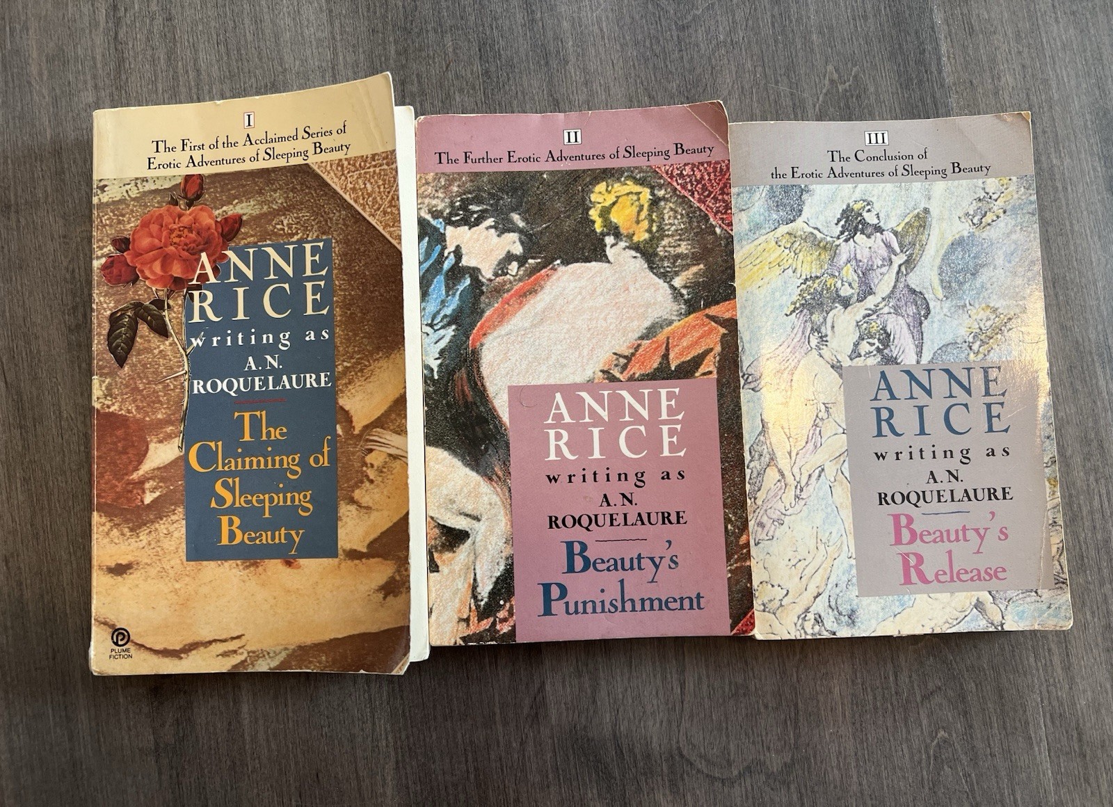 3 Volume Set ~ The SLEEPING BEAUTY Series by A. N Roquelaure (Anne Rice)