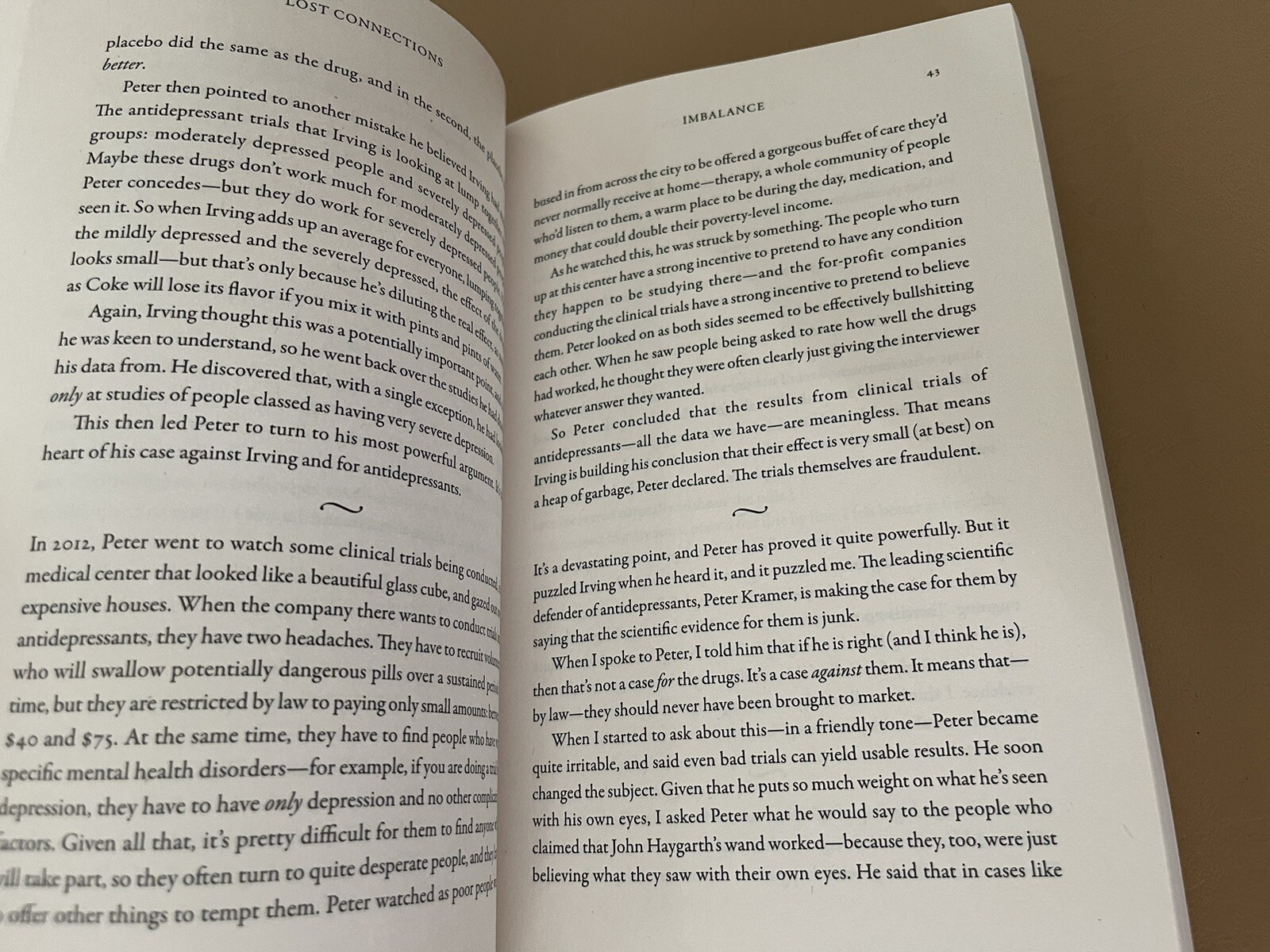Lost Connections : Why You&rsquo;re Depressed and How to Find Hope by Johann Hari Book