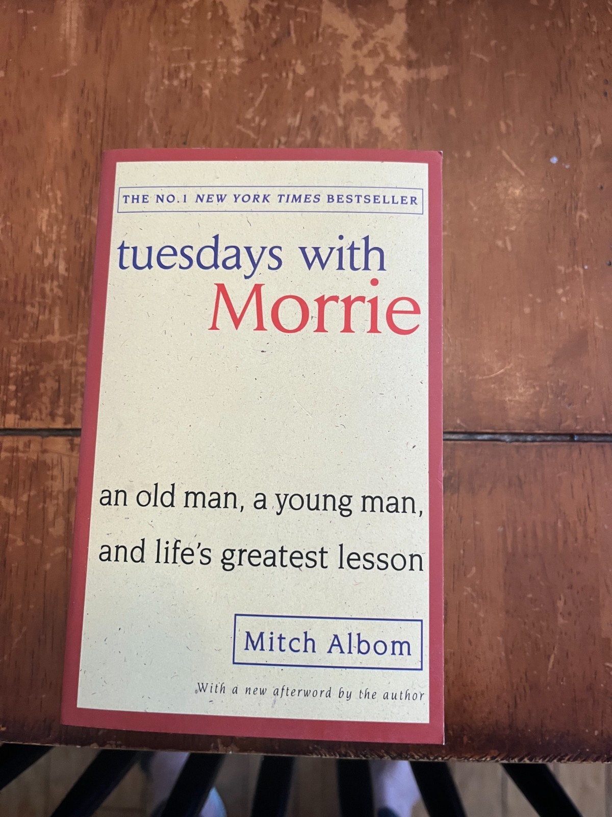 Tuesdays with Morrie : An Old Man, a Young Man, and Life&rsquo;s Greatest Lesson, 25th