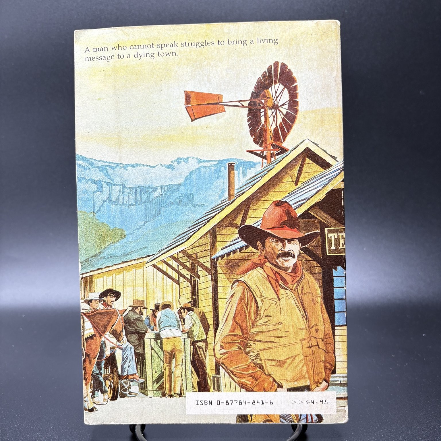The Warning George Hirthler 1982 1st Printing Western Fiction InterVarsity PB